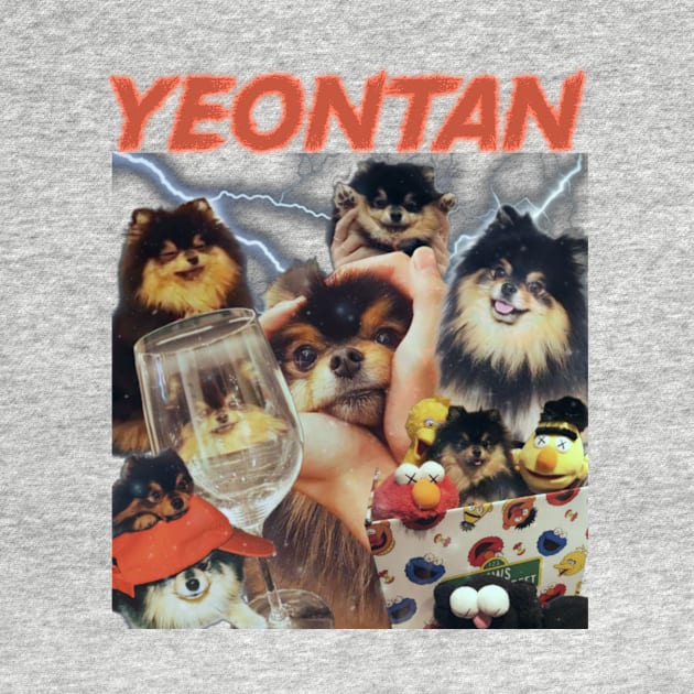 Yeontan BTS V's Dog Graphic Design by cebelcamaja